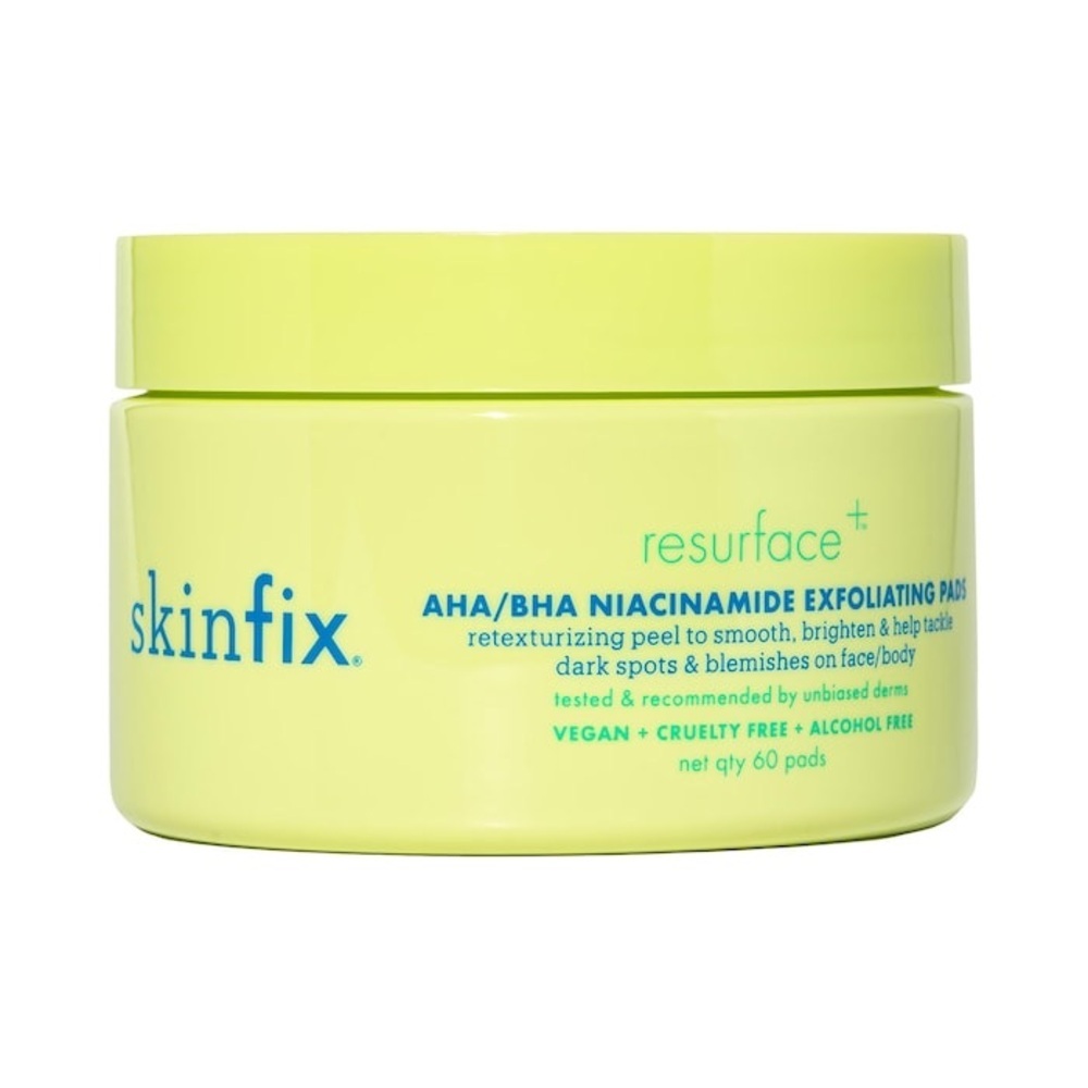 Skinfix 
Resurface+ AHA/BHA Niacinamide Exfoliating Pads